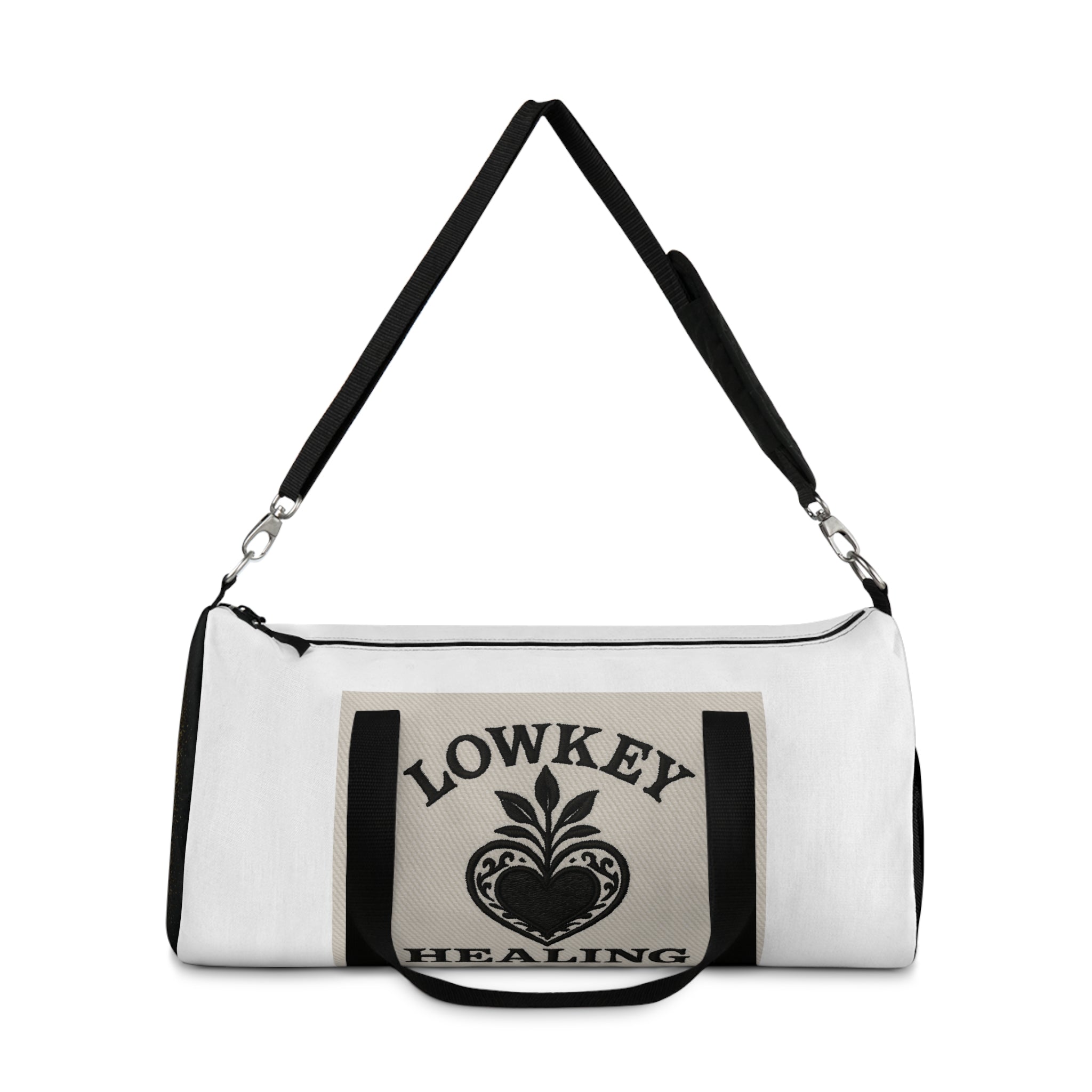 LOWKEY HEALING DUFFLE BAG, PACK LIGHT, HEAL HEAVY