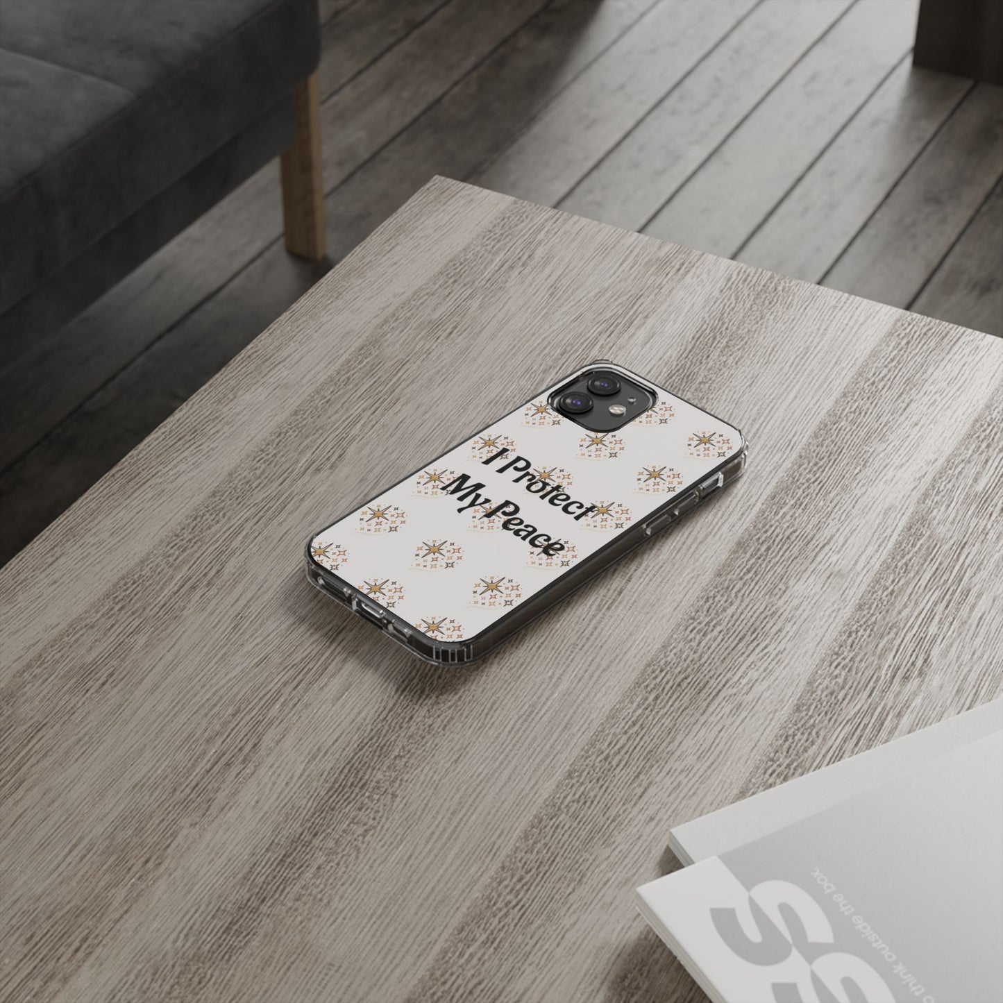 Copy of Protect My Peace Clear Impact-Resistant Phone Case