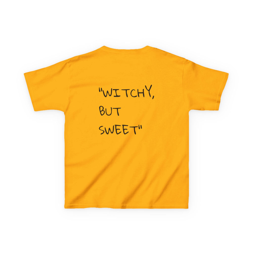 "witchy But Sweet" Kids Halloween Tee- Lowkey Lil' Ones Collection
