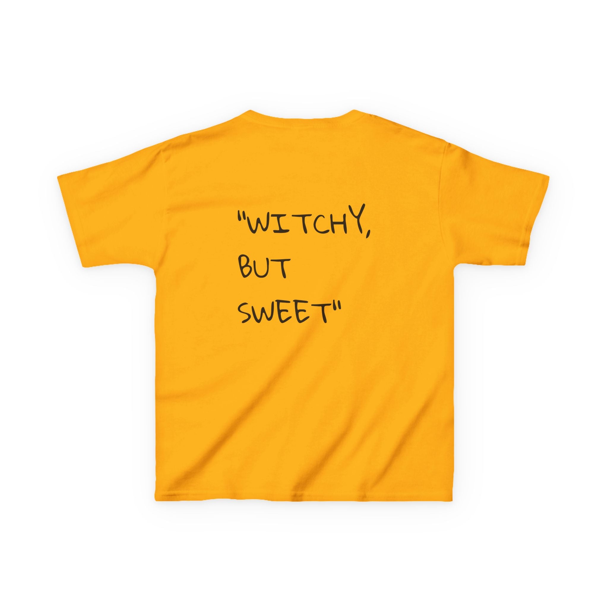 "witchy But Sweet" Kids Halloween Tee- Lowkey Lil' Ones Collection