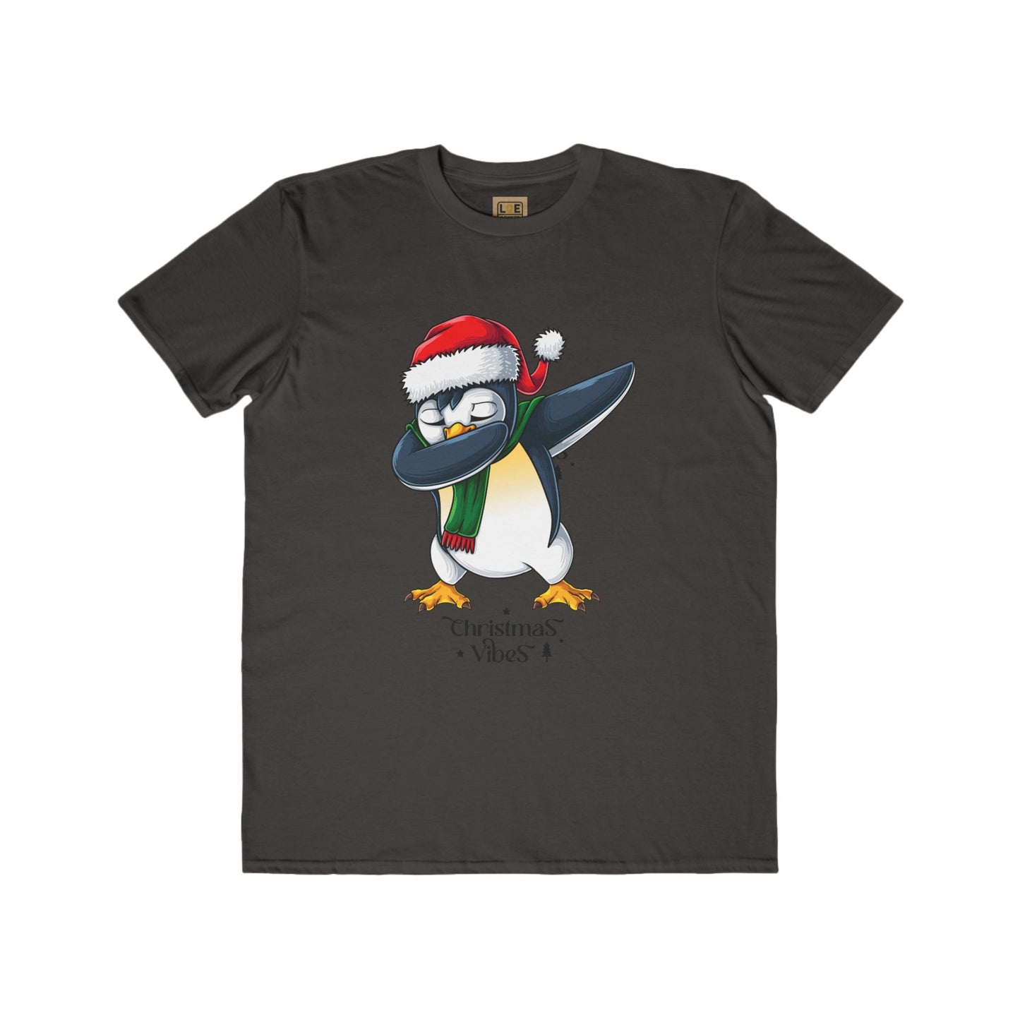 Men's Christmas Vibes Dabbing Penguin Tee
