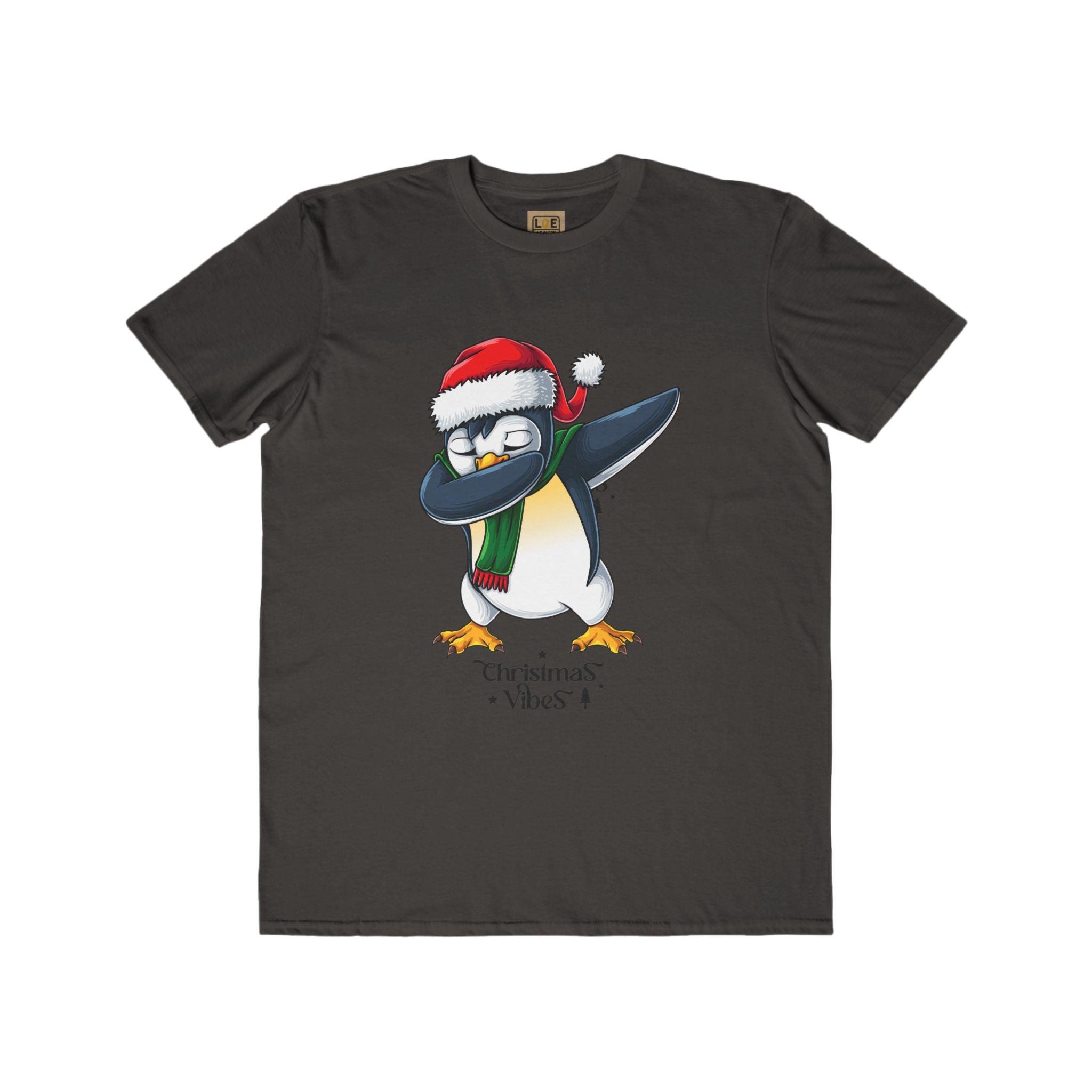 Men's Christmas Vibes Dabbing Penguin Tee