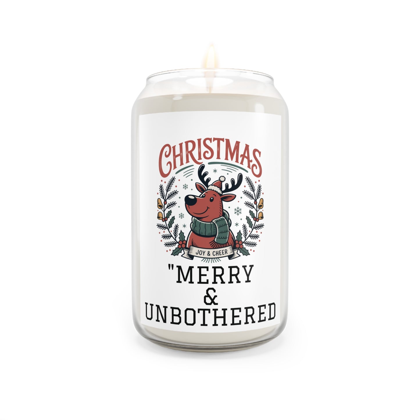 Merry & Unbothered Holiday Candle