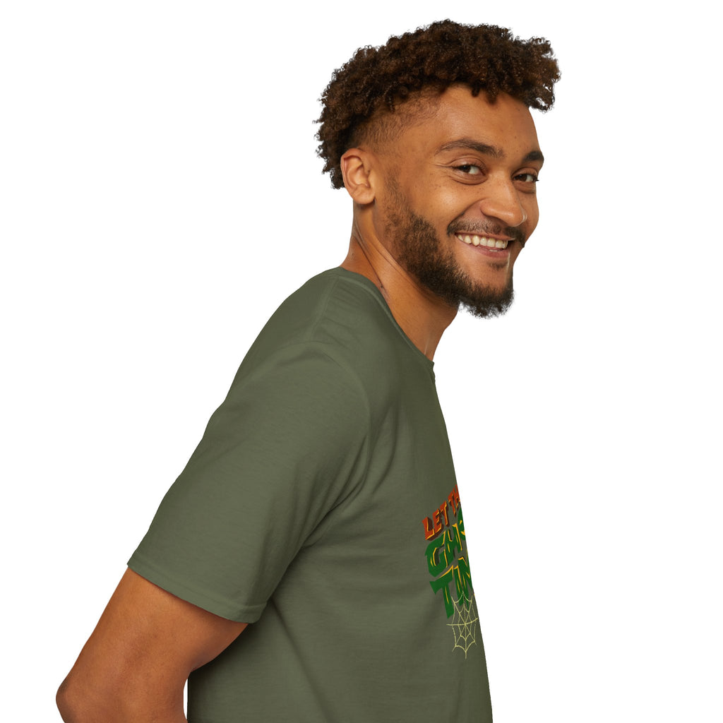 "Let The Ghoul Times Roll-Men's Halloween Tee"