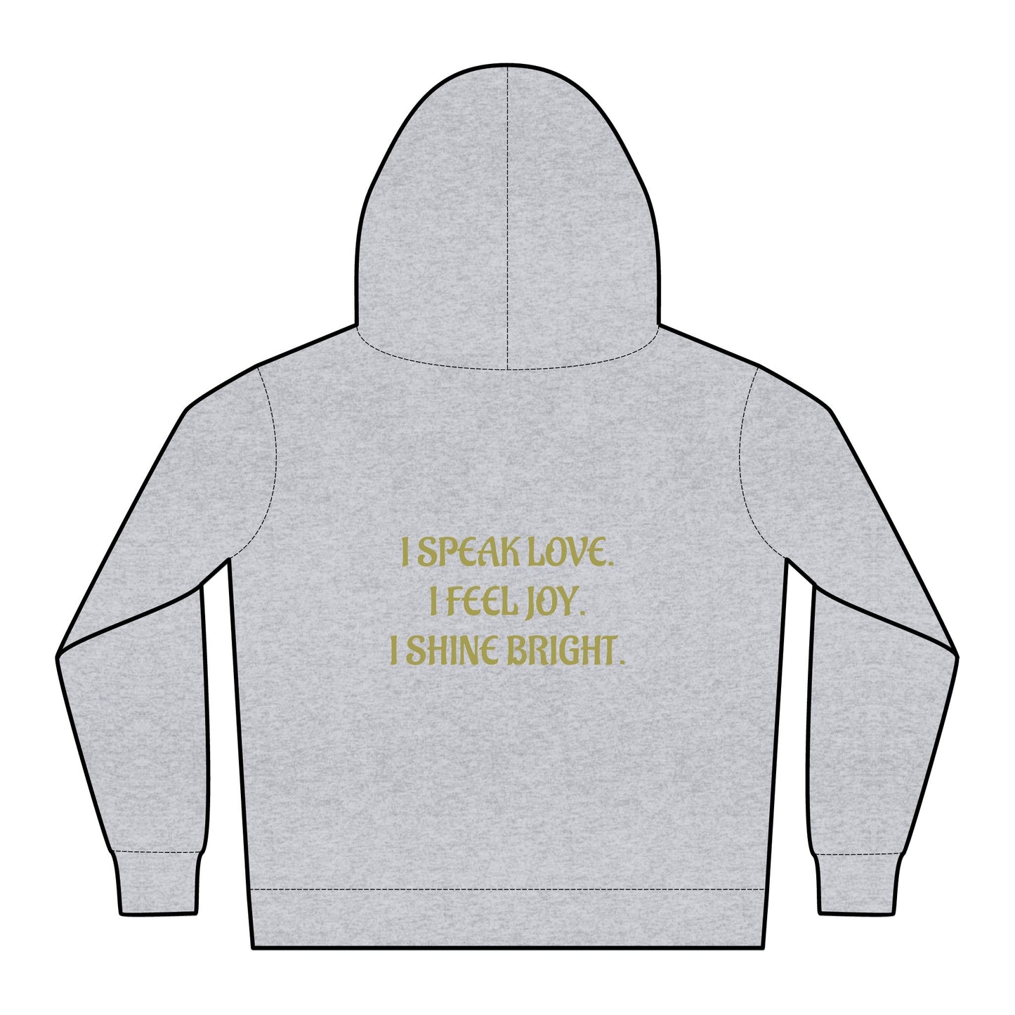 Lowkey Lil' Ones "I Speak love" Boys Affirmation Hoodie