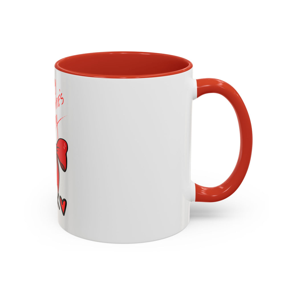 Happy Valentine's Day Bow & Hearts Coffee Mug