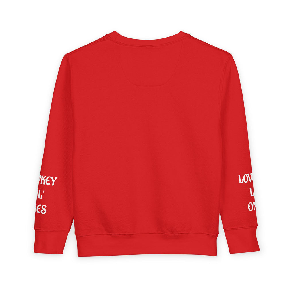Lowkey Lil' Ones Merry Christmas Penguin Toddler Sweater