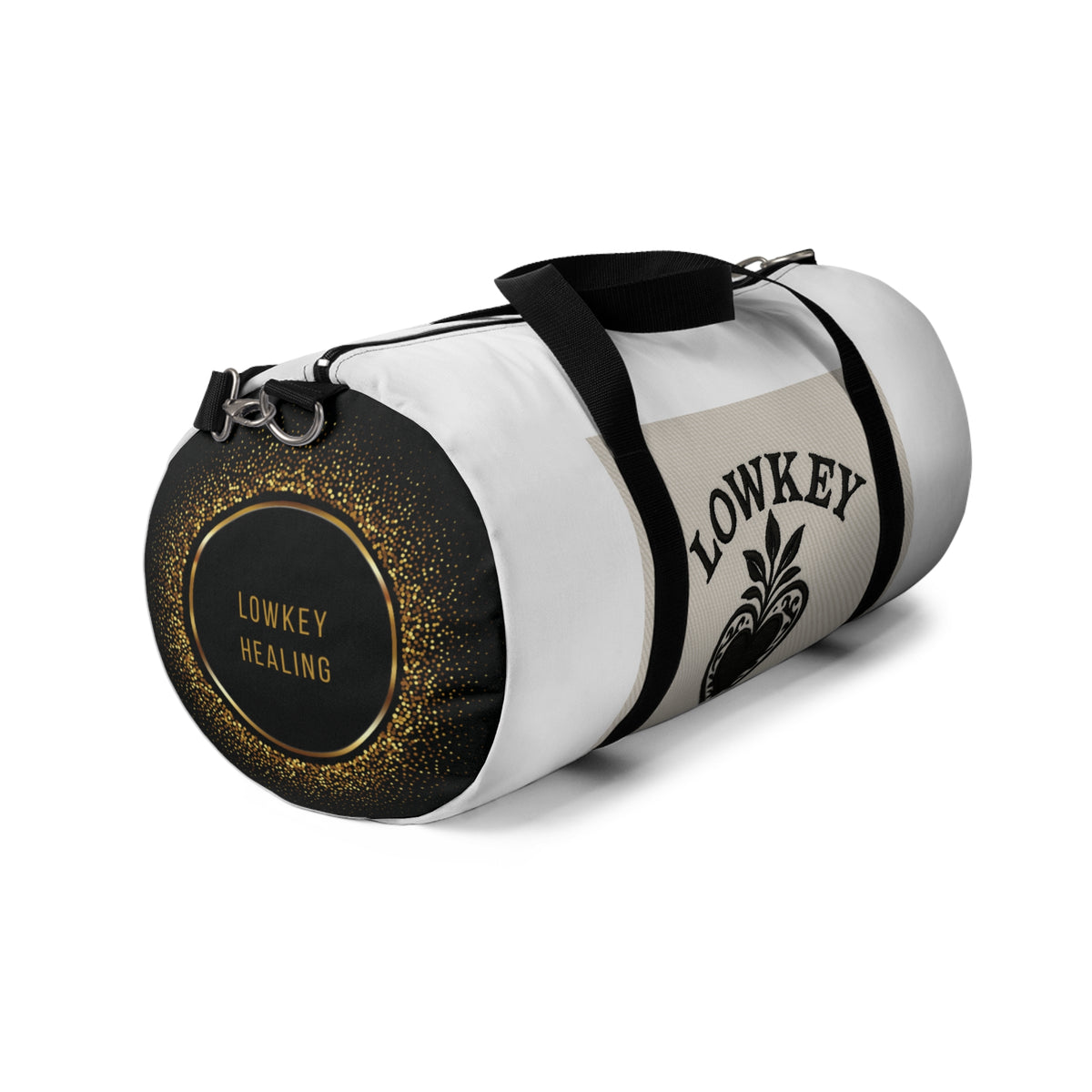 LOWKEY HEALING DUFFLE BAG, PACK LIGHT, HEAL HEAVY
