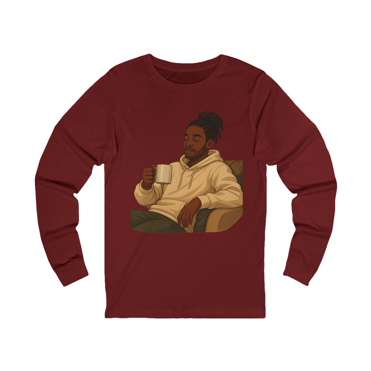 Power is my Presence Men's Long Sleeve Jersey Tee