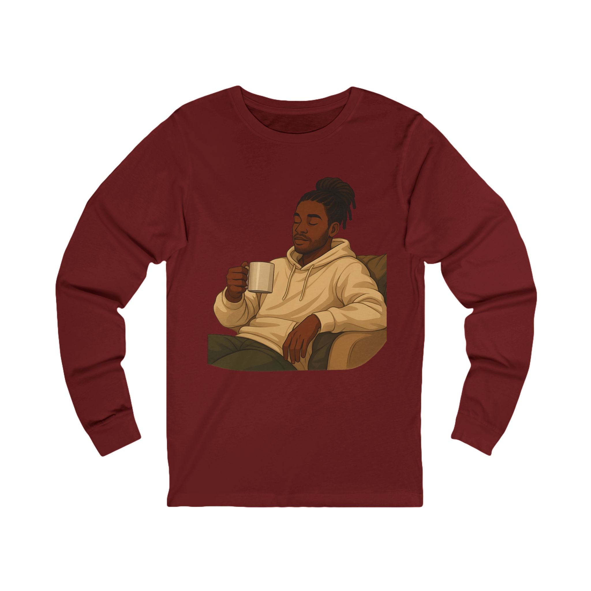 Power is my Presence Men's Long Sleeve Jersey Tee