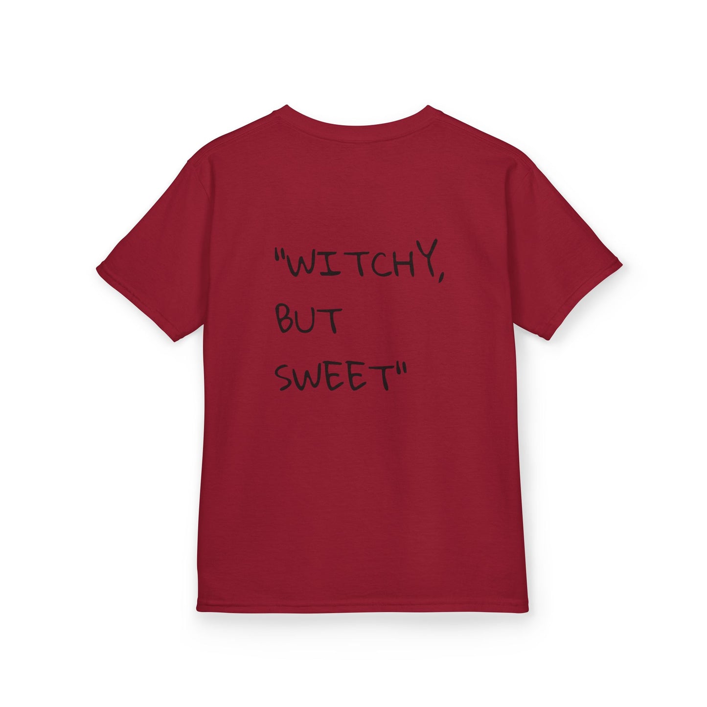 "witchy But Sweet" Kids Halloween Tee- Lowkey Lil' Ones Collection