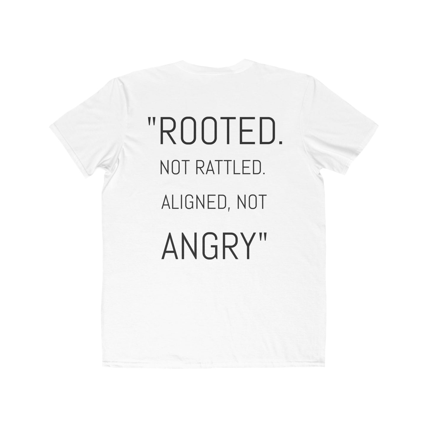 Rooted Men's Fashion Tee: Empowering, Inspirational T-shirt, Stylish Gift, Motivational Wear, Casual Outfit, Everyday Wear