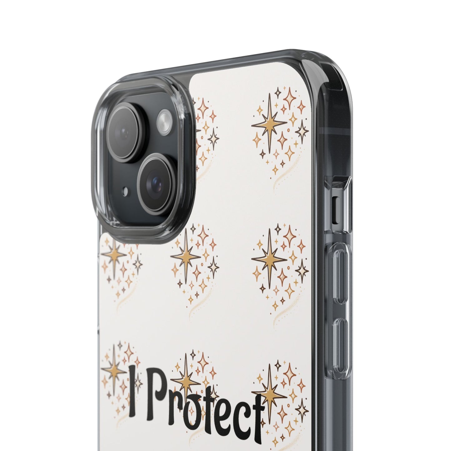 Protect My Peace Clear Impact-Resistant Phone Case