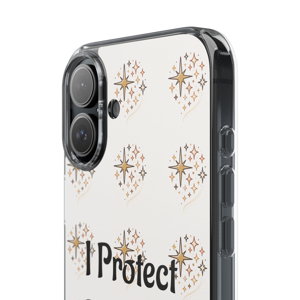 Protect My Peace Clear Impact-Resistant Phone Case