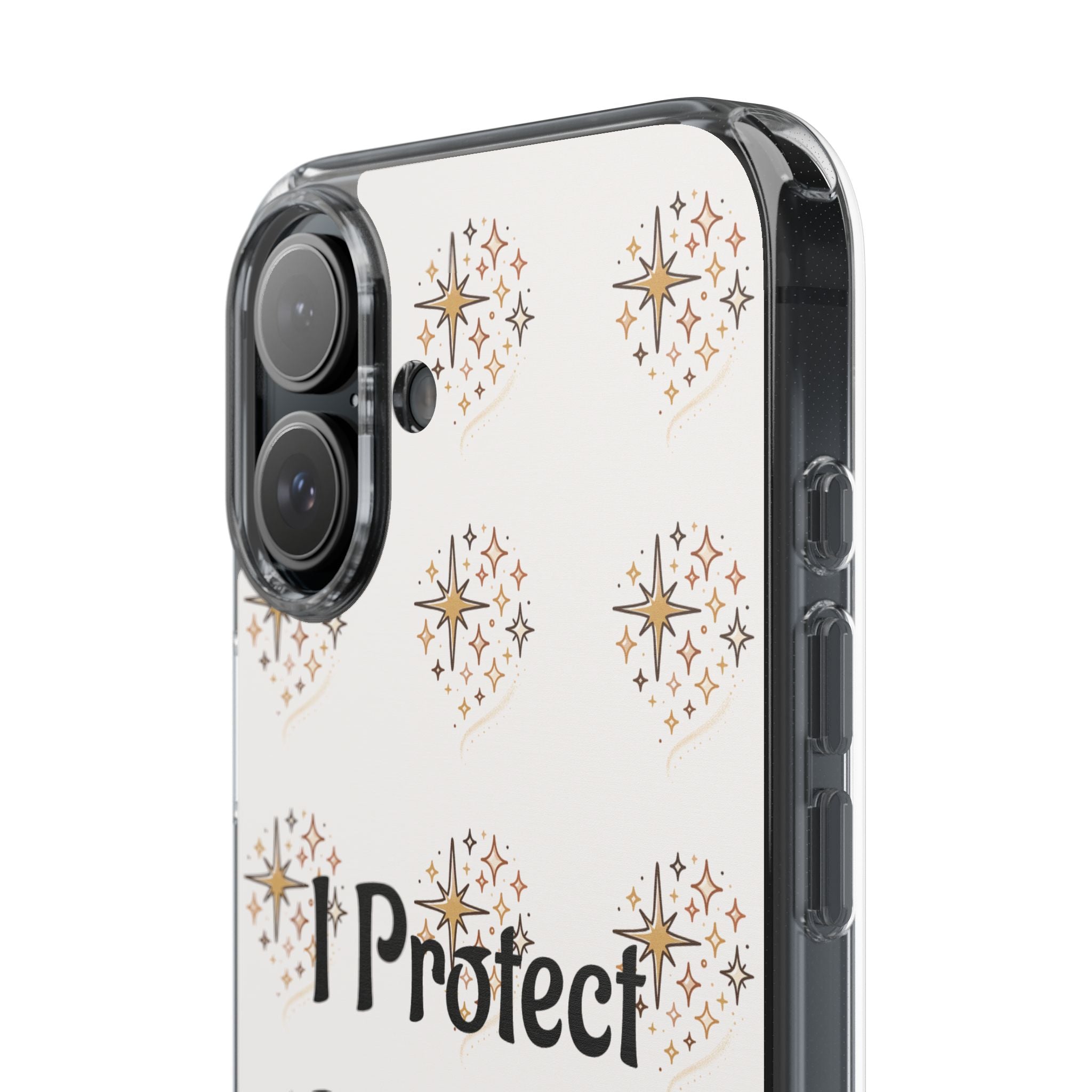 Protect My Peace Clear Impact-Resistant Phone Case