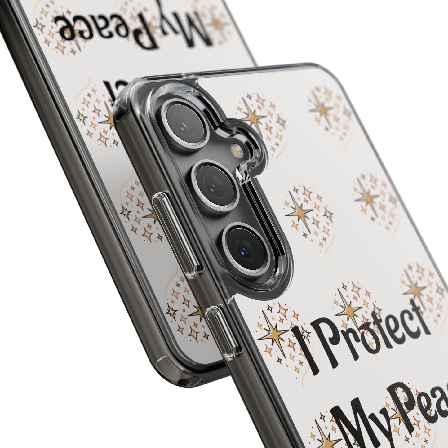 Protect My Peace Clear Impact-Resistant Phone Case