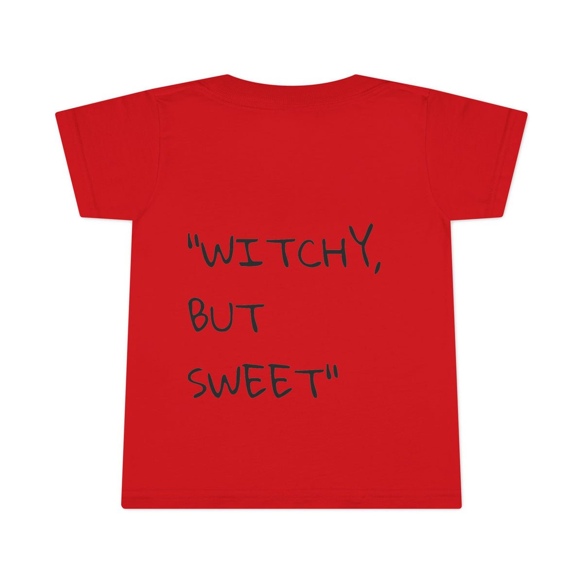 "Witchy But Sweet" Toddler Halloween Tee-Lowkey Lil' Ones Collection