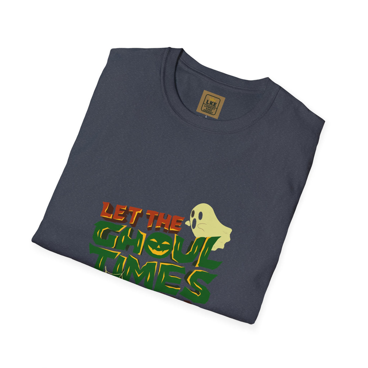 "Let The Ghoul Times Roll-Men's Halloween Tee"