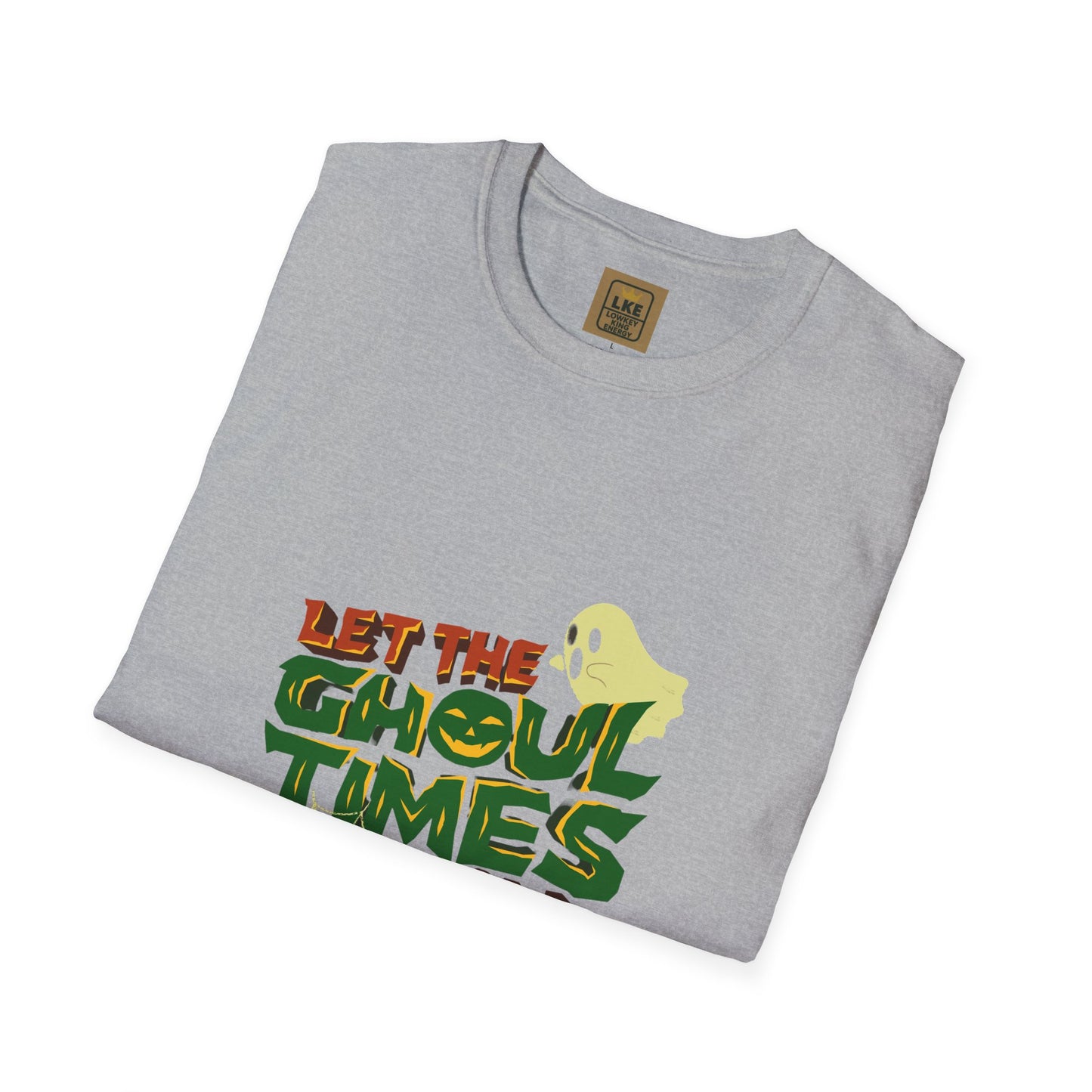 "Let The Ghoul Times Roll-Men's Halloween Tee"