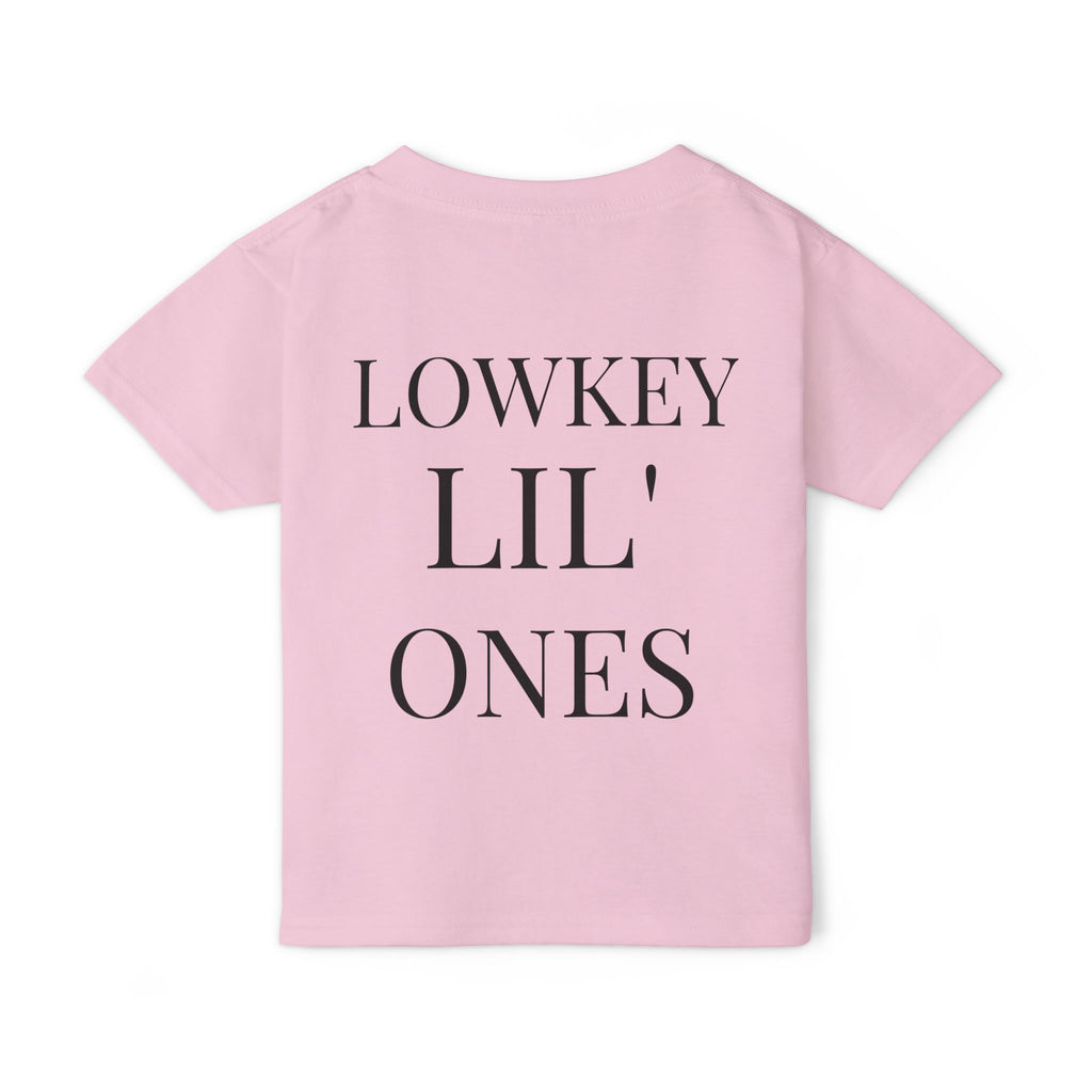 "LOWKEY LIL' ONES MOON & STARS TODDLER SHIRT-SOFT AFFIRMATION TEE FOR KIDS, GENTLE STRENGTH, DREAMY COMFORT"