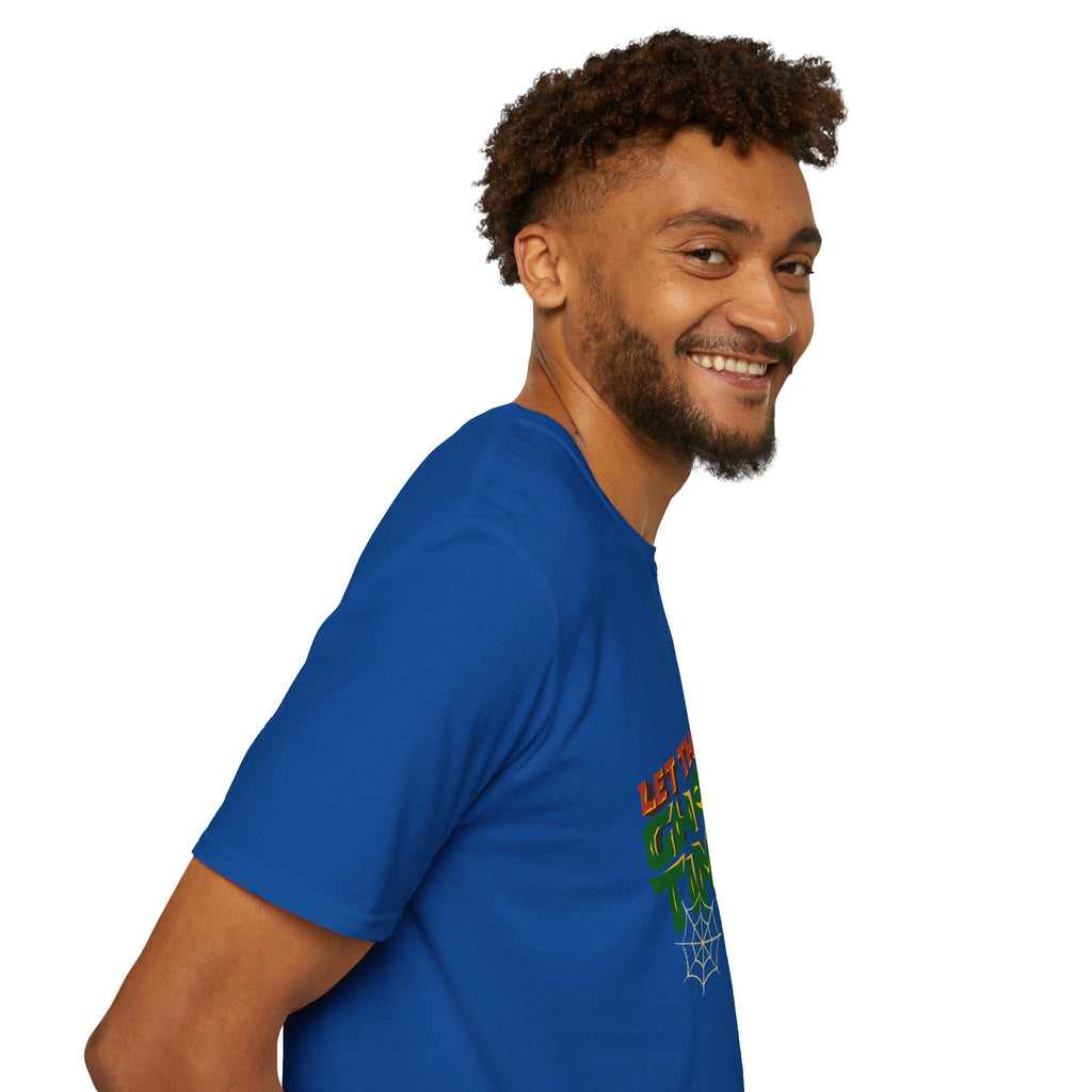 "Let The Ghoul Times Roll-Men's Halloween Tee"