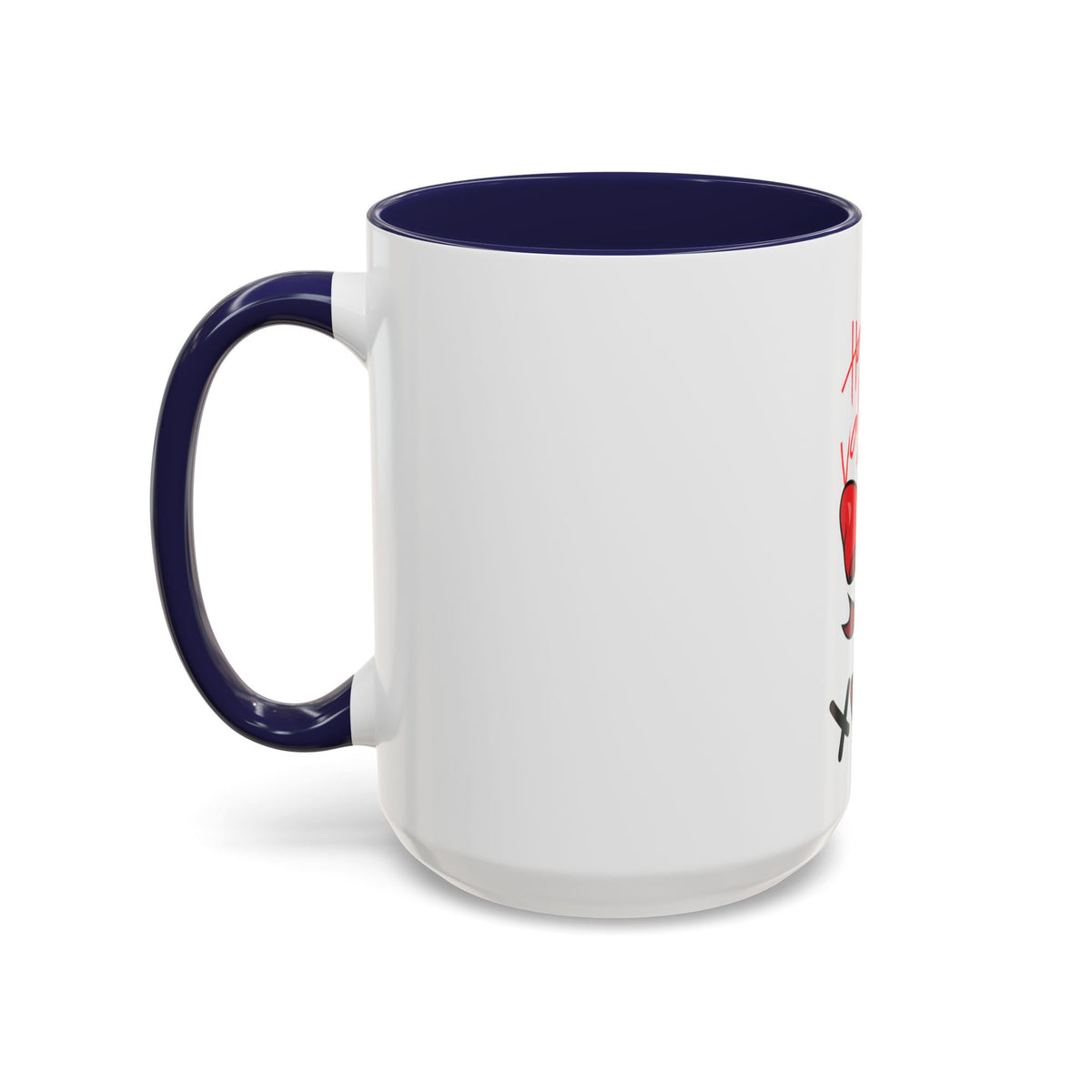 Happy Valentine's Day Bow & Hearts Coffee Mug