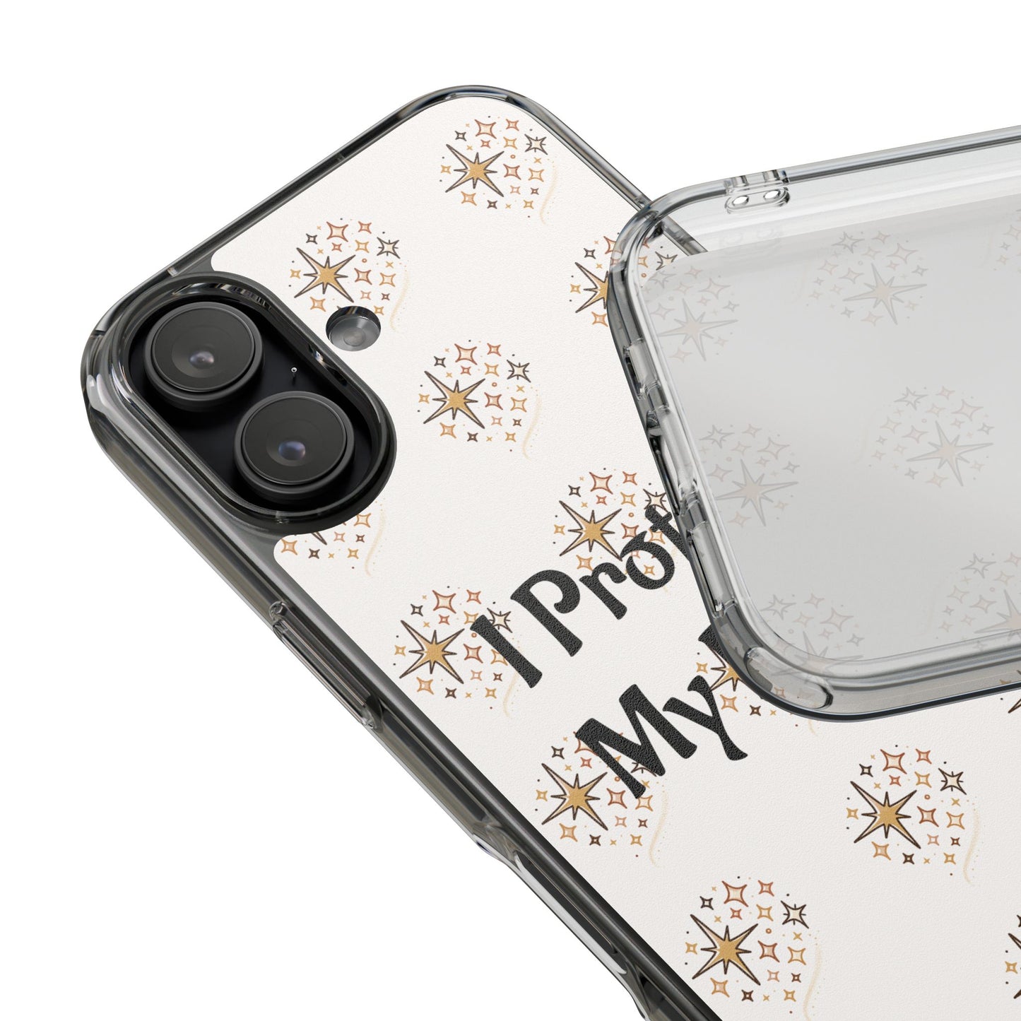 Protect My Peace Clear Impact-Resistant Phone Case