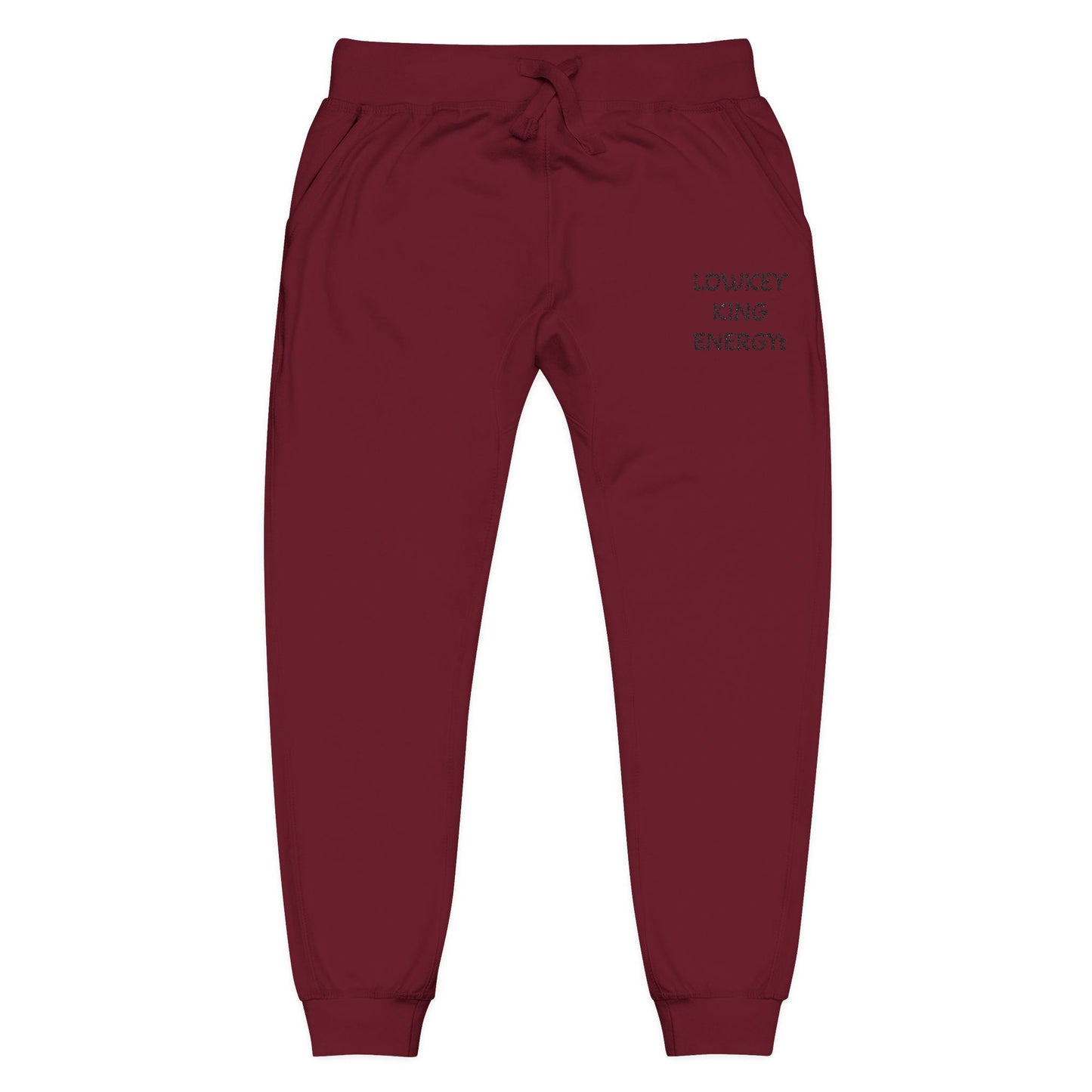 Lowkey King Energy- Premium Fleece Sweatpants