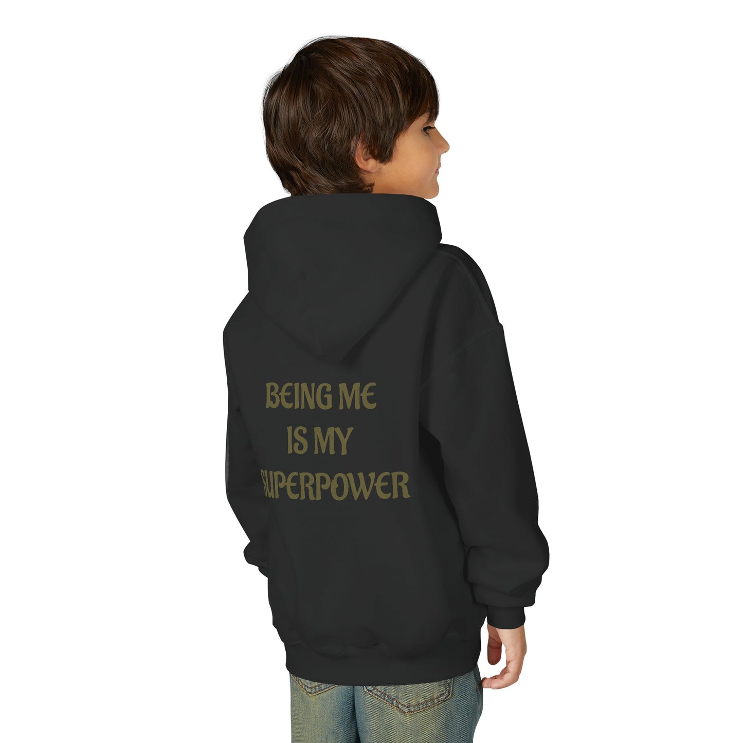 Lowkey Lil' Ones "Peaceful Moon" Youth Hoodie- Calm Energy for Growing Kings