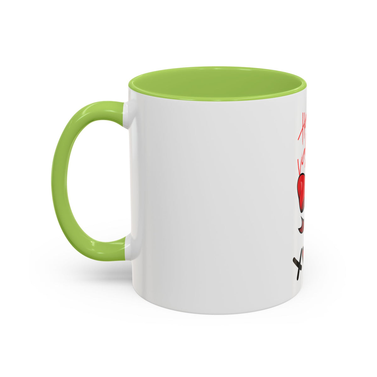 Happy Valentine's Day Bow & Hearts Coffee Mug