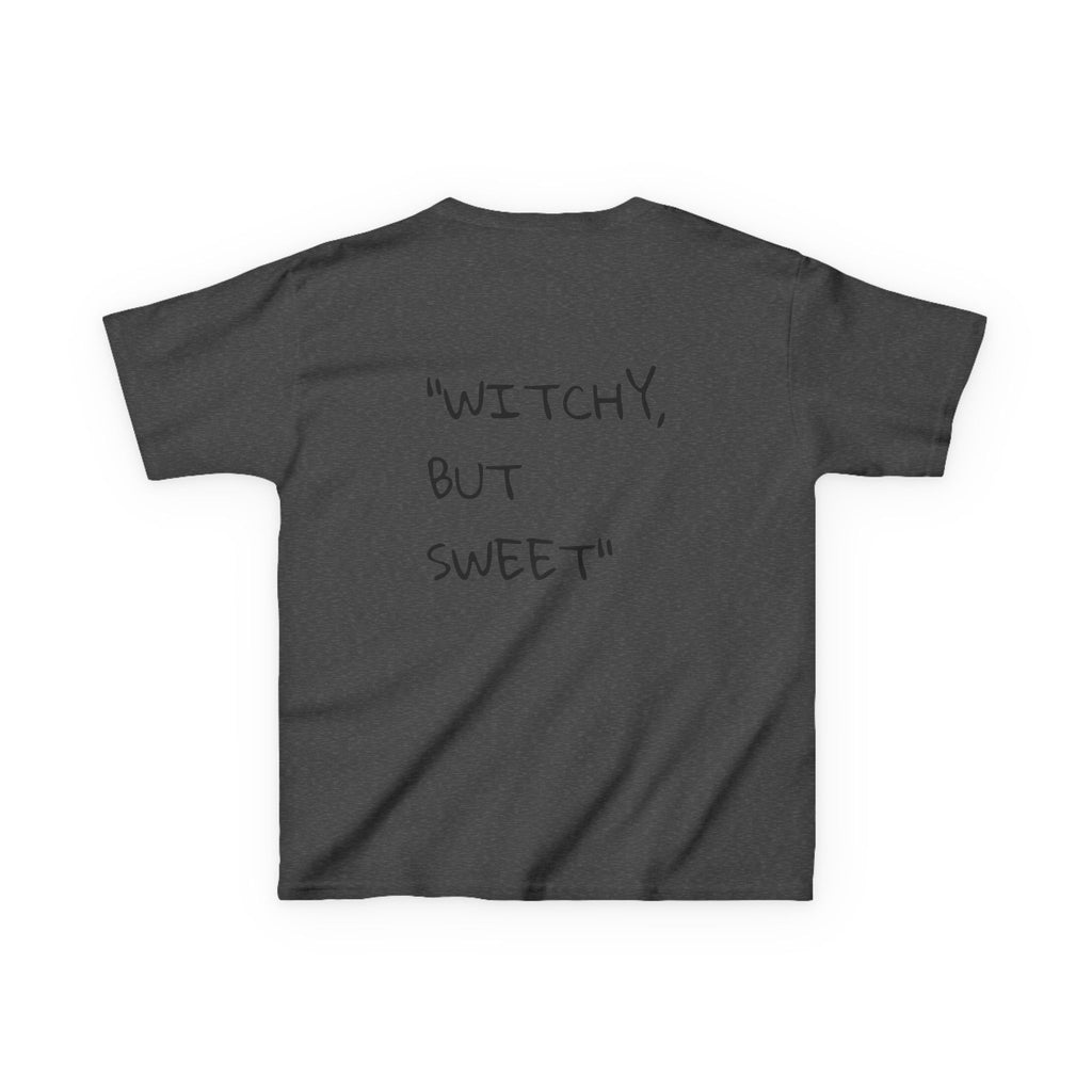 "witchy But Sweet" Kids Halloween Tee- Lowkey Lil' Ones Collection