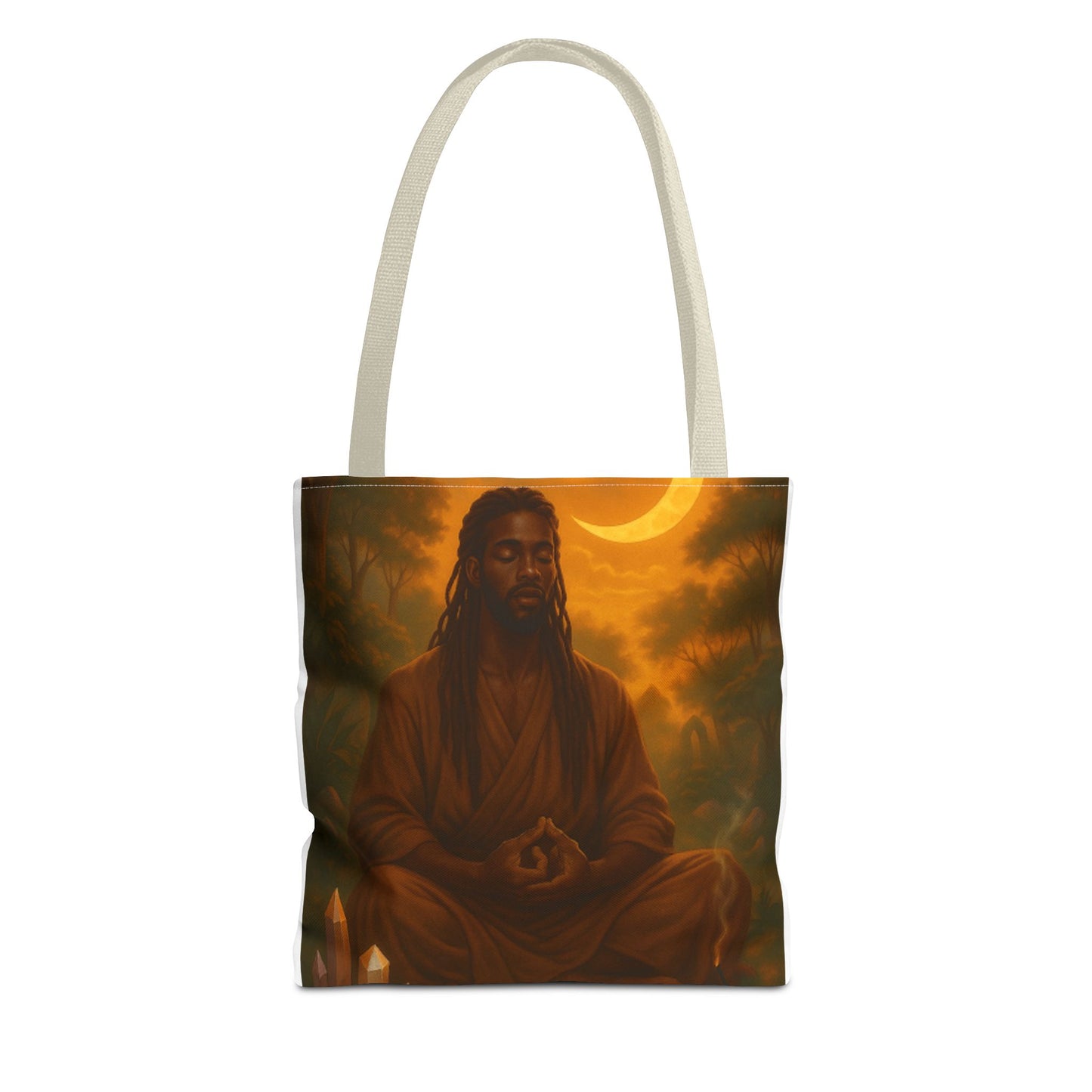 LOWKEY HEALING ENERGY TOTE BAG- EMPOWERED, GROUNDED, ROYAL.