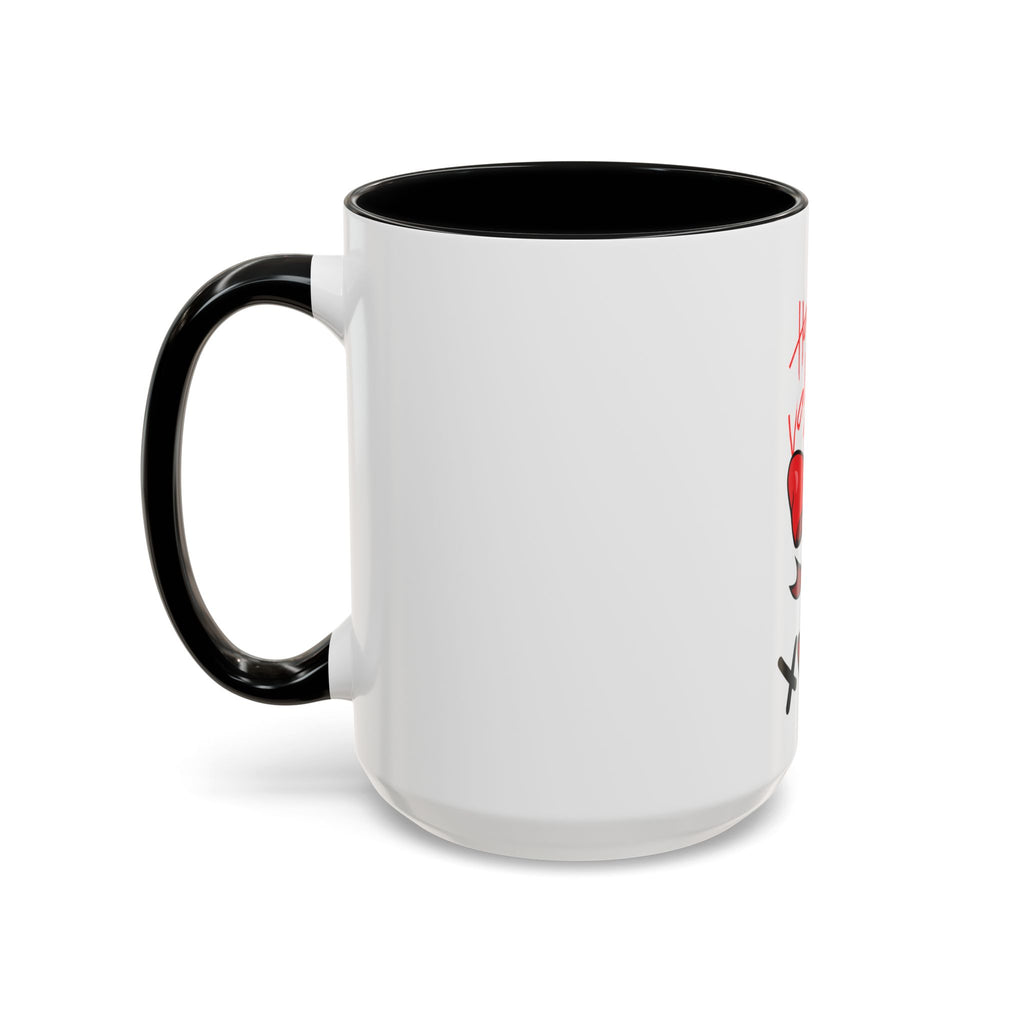 Happy Valentine's Day Bow & Hearts Coffee Mug