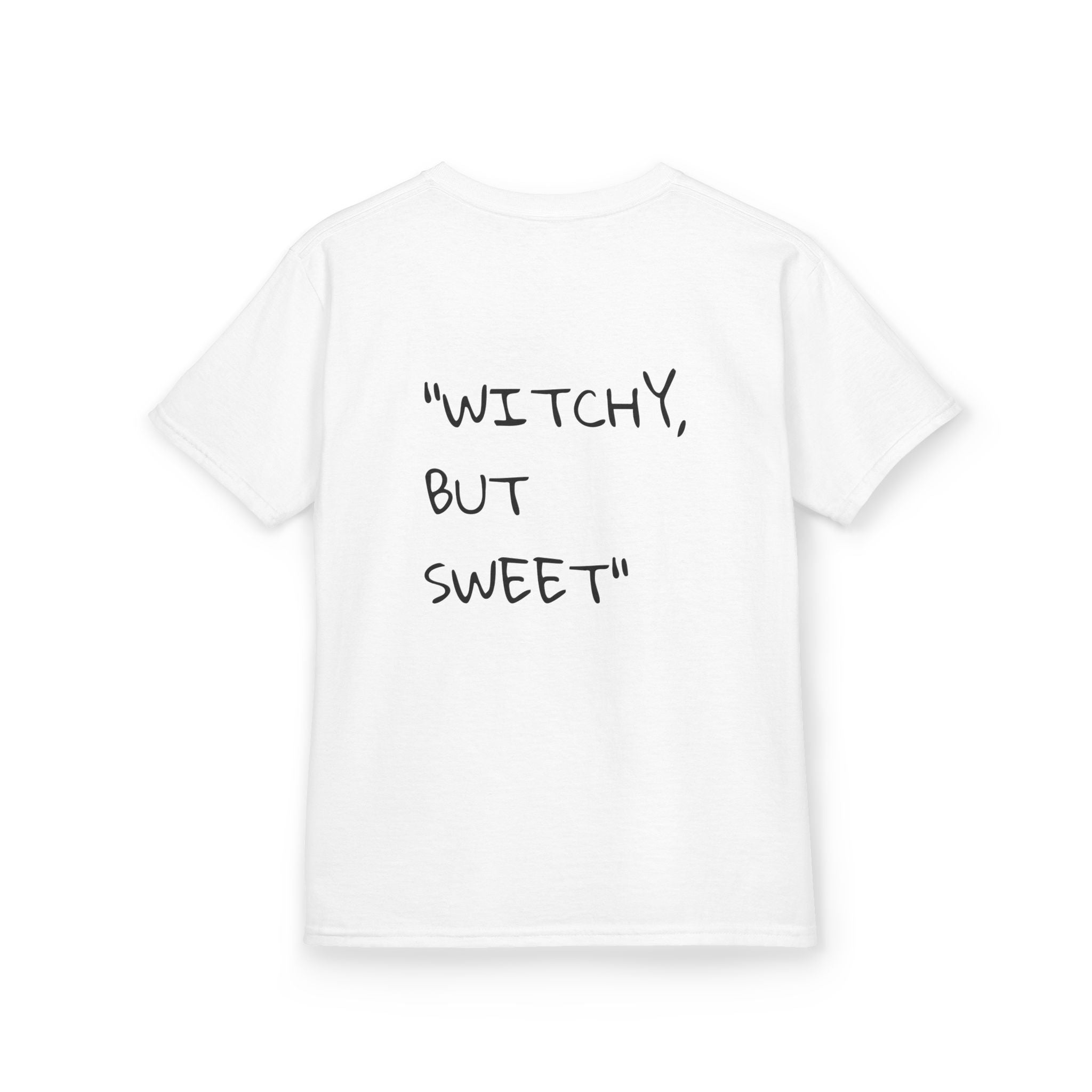 "witchy But Sweet" Kids Halloween Tee- Lowkey Lil' Ones Collection