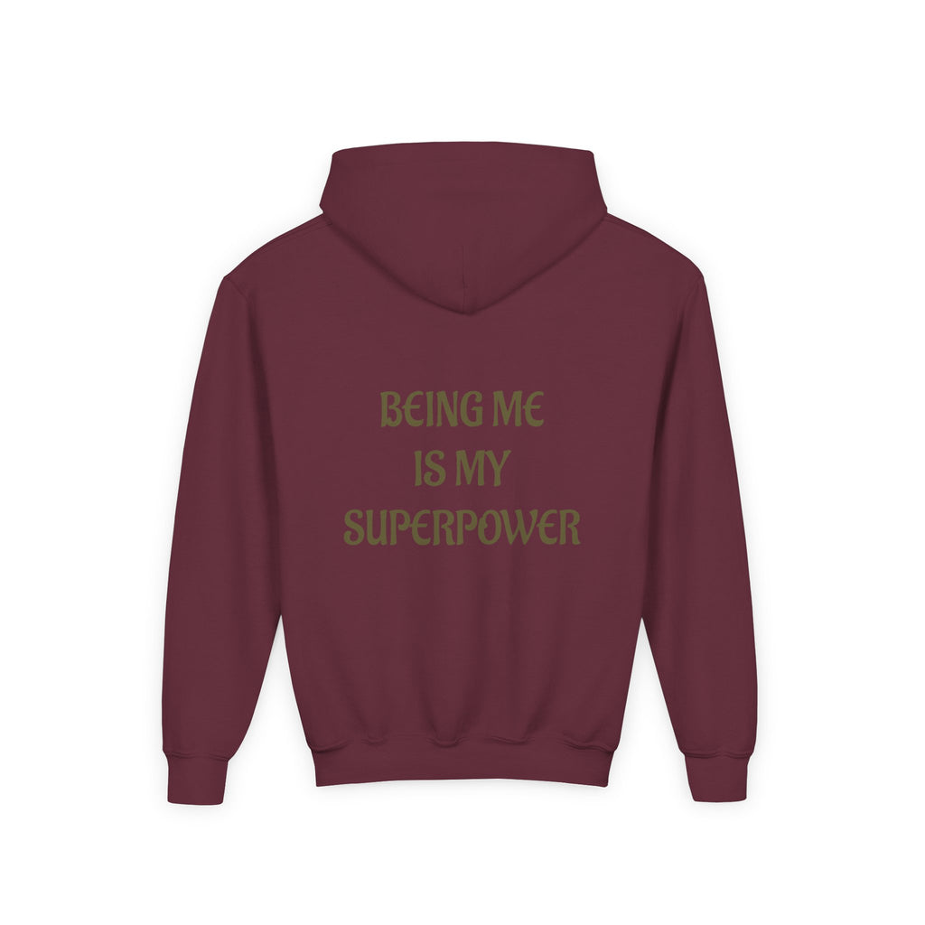 Lowkey Lil' Ones "Peaceful Moon" Youth Hoodie- Calm Energy for Growing Kings