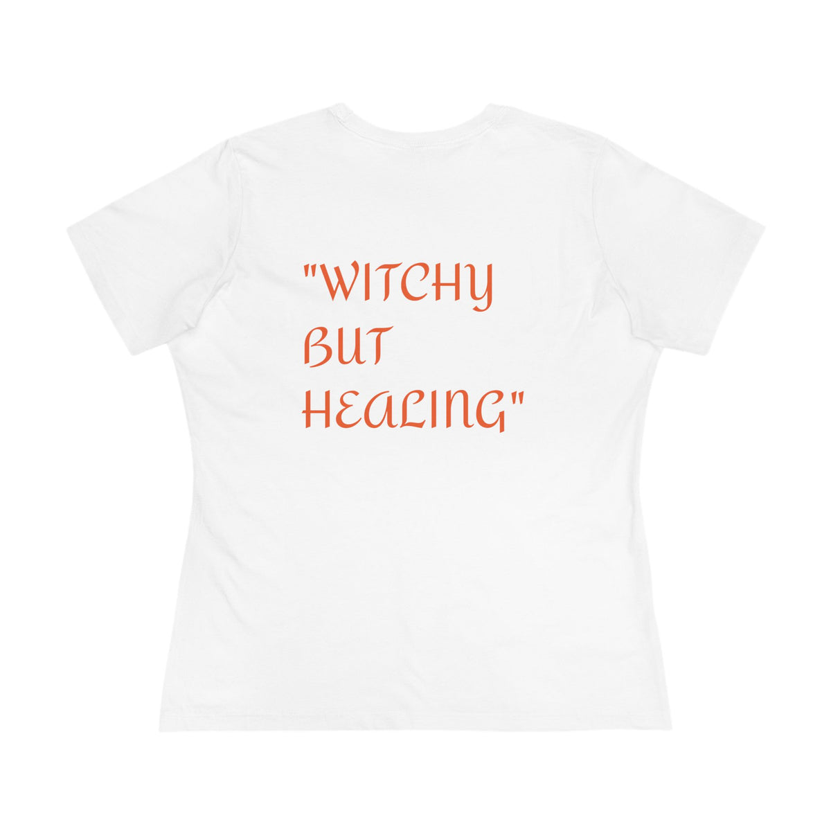 "WITCHY BUT HEALING " PUMPKIN TEE- LOWKEY HEALING HALLOWEEN COLLECTION