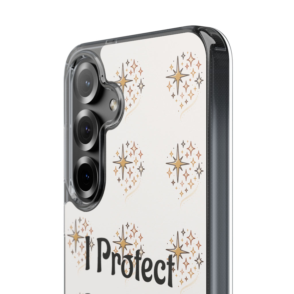 Protect My Peace Clear Impact-Resistant Phone Case
